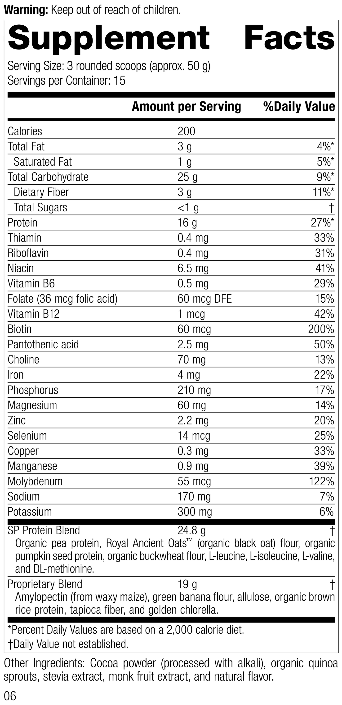 Glucose Assist Chocolate label image revision 2.