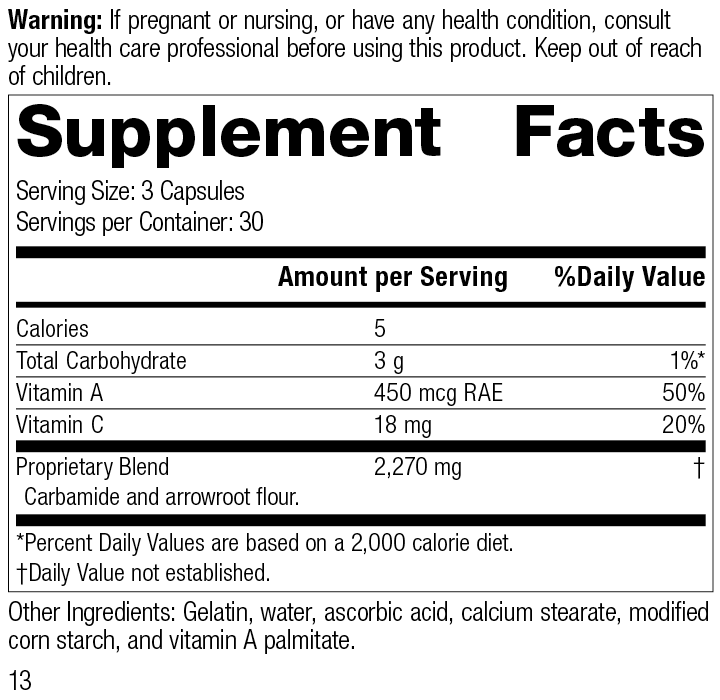 A - C Carbamide®, 90 Capsules - Standard Process Inc