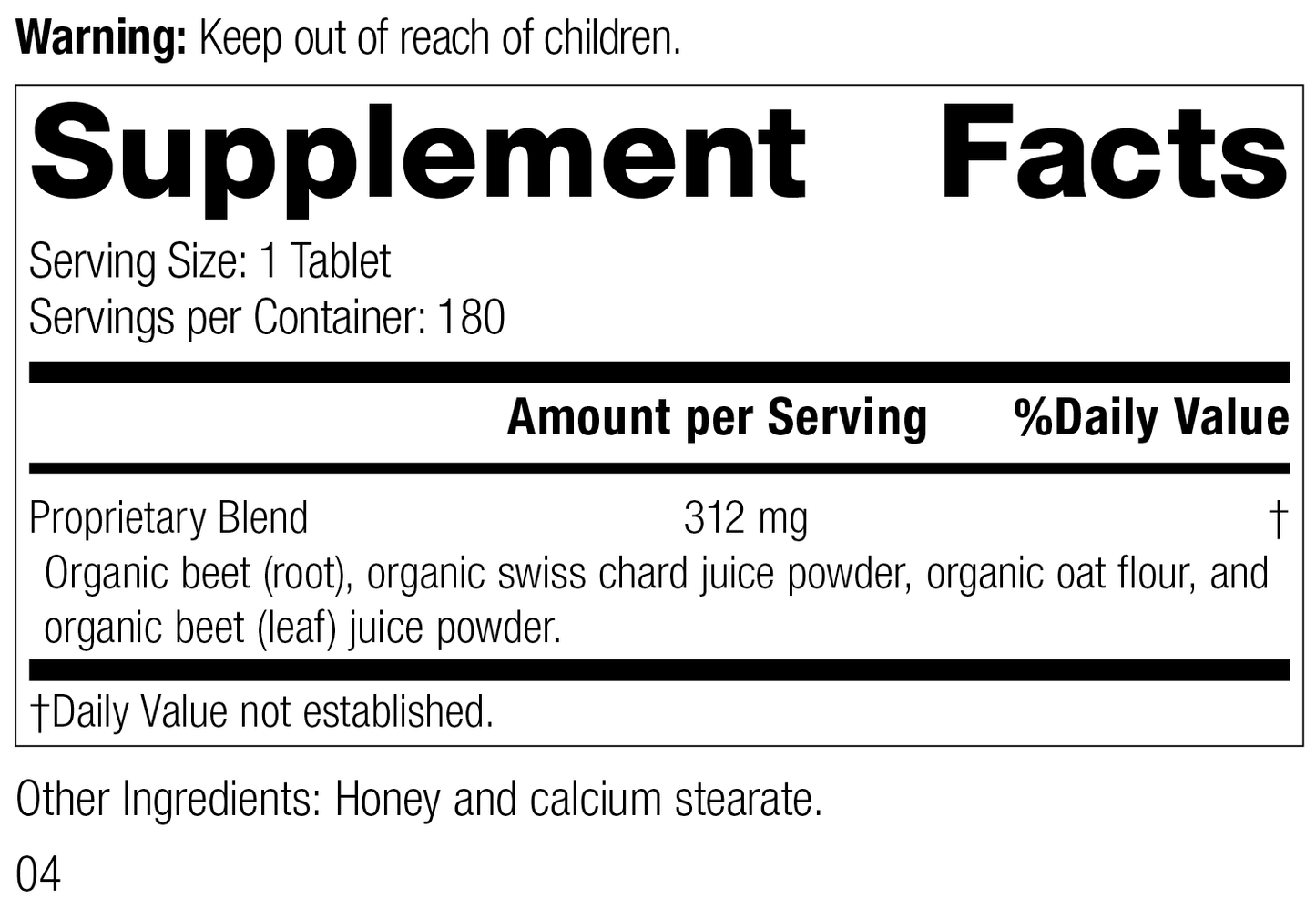 Betafood®, 180 Tablets - Standard Process Inc