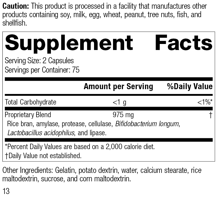 Lact - Enz®, 150 Capsules - Standard Process Inc