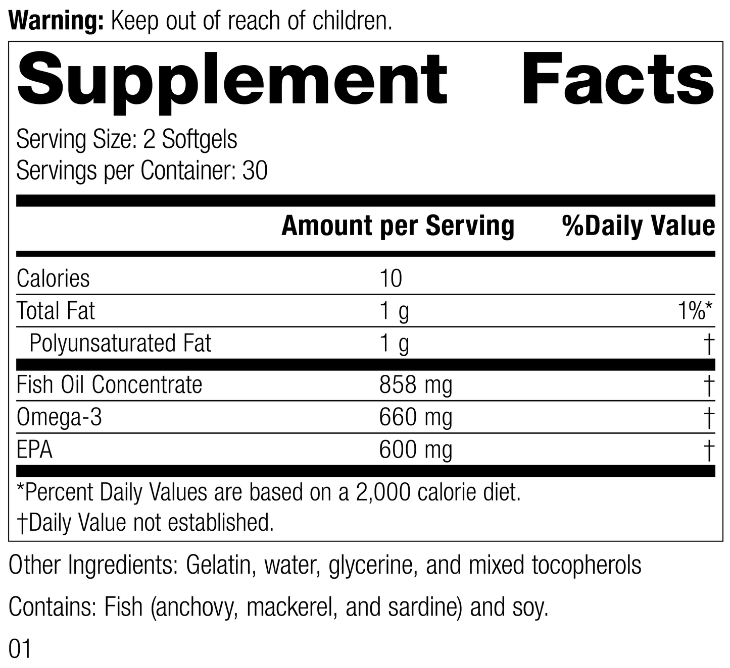 Olprima™ EPA, 60 Softgels - Standard Process Inc