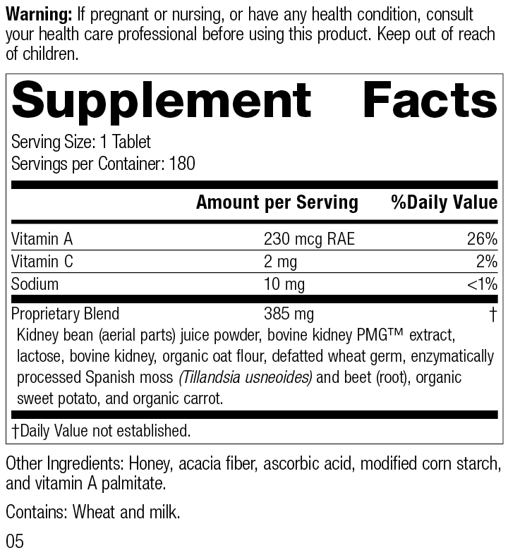 Renafood®, 180 Tablets - Standard Process Inc