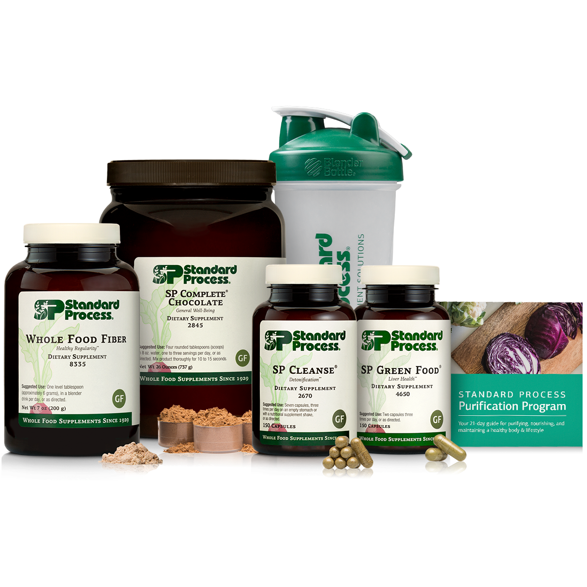 Purification Product Kit with SP Complete® Chocolate and Whole Food Fiber, 1 Kit With SP Complete Chocolate & Whole Food Fiber