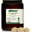 Glucose Assist Vanilla jug next to three scoops of powder