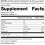 Nutrition label for Whole Food Folate