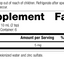 8360 Zinc Test R08 Supplement Facts