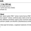 A1660 Canine Immune System Support, 110 g, Rev 01 Supplement Facts