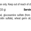 Equine Mobility Support, Rev 10 Supplement Facts