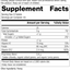 Nutrition label for Whole Food Folate