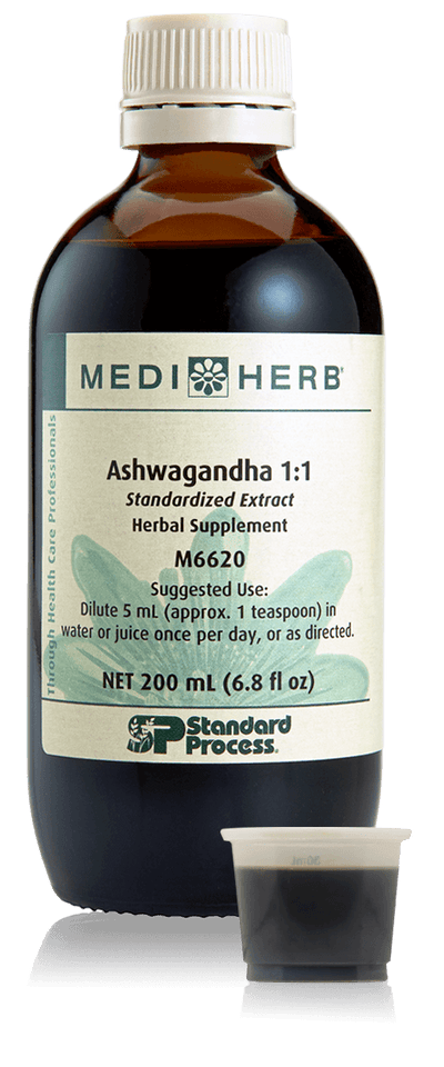 Ashwagandha 1:1, 200 mL (6.8 fl oz) - Standard Process Inc