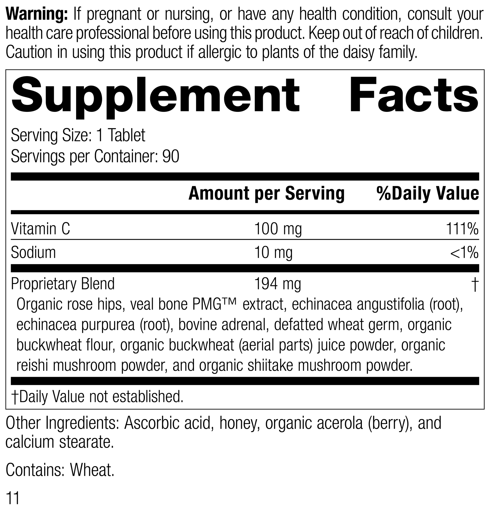 C Synergy, 90 Tablets - Standard Process Inc