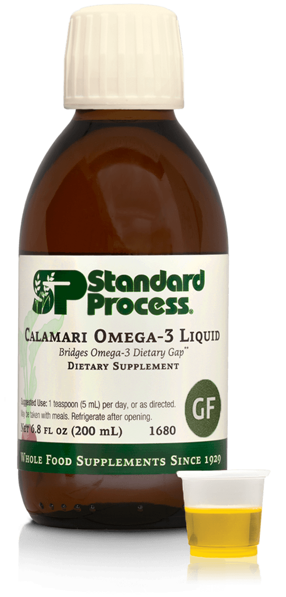 Calamari Omega - 3 Liquid, 200 mL (6.8 fl oz) - Standard Process Inc