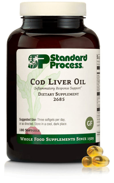 Cod Liver Oil, 180 Softgels - Standard Process Inc