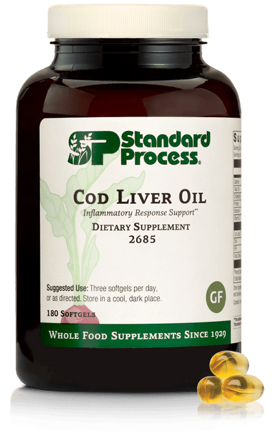 Cod Liver Oil, 180 Softgels - Standard Process Inc