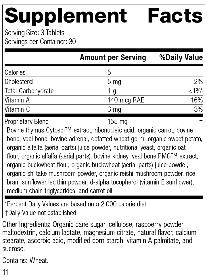 Congaplex® Chewable, 90 Tablets - Standard Process Inc