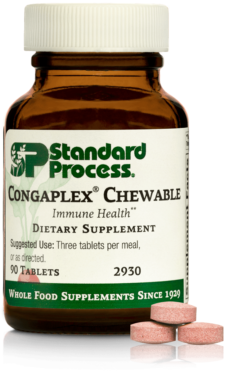 Congaplex® Chewable, 90 Tablets - Standard Process Inc