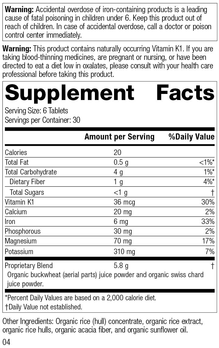 E - Z MG™ - Organic, 180 Tablets - Standard Process Inc