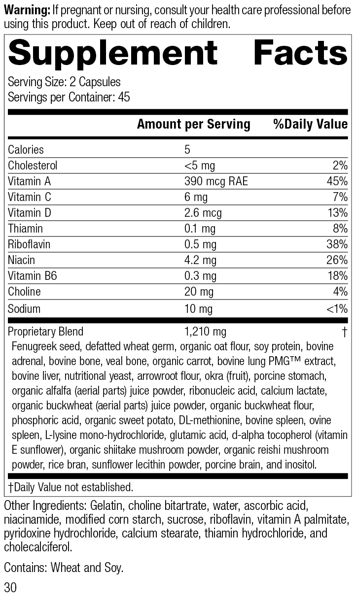 Emphaplex®, 90 Capsules - Standard Process Inc