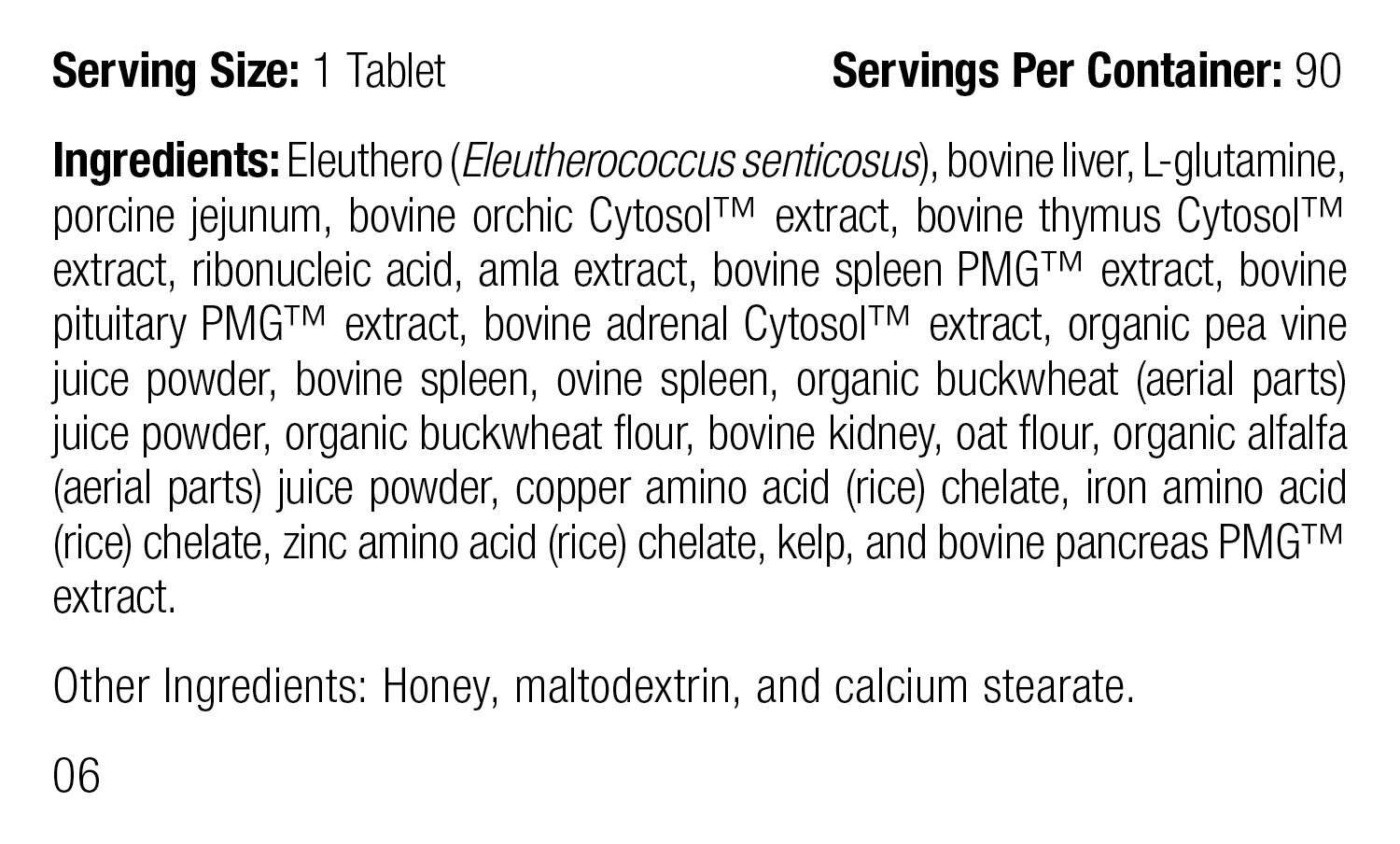 Feline Immune System Support, 90 Tablets - Standard Process Inc