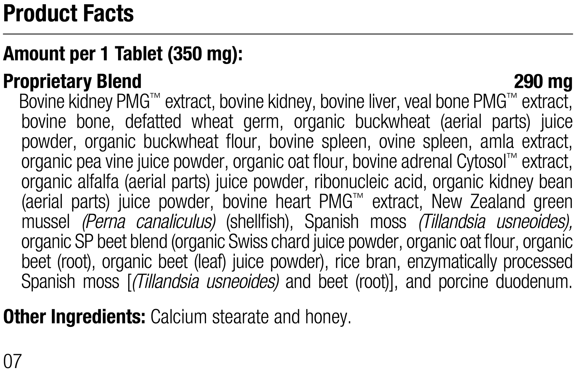 Feline Renal Support, 90 Tablets - Standard Process Inc