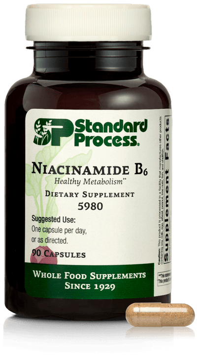 Niacinamide B6, 90 Capsules - Standard Process Inc