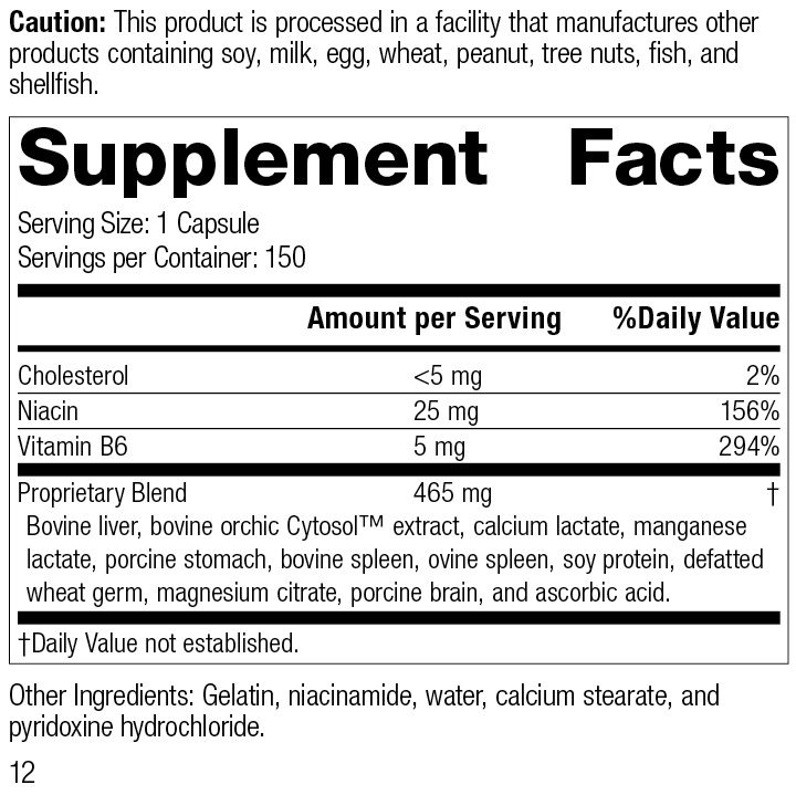 Orchex®, 150 Capsules - Standard Process Inc