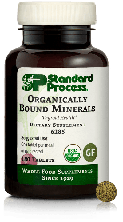 Organically Bound Minerals - Organic, 180 Tablets - Standard Process Inc