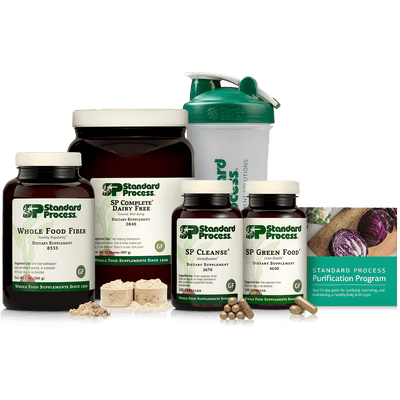 Purification Product Kit with SP Complete® Dairy Free and Whole Food Fiber, SP Complete Dairy Free and Whole Food Fiber - Standard Process Inc