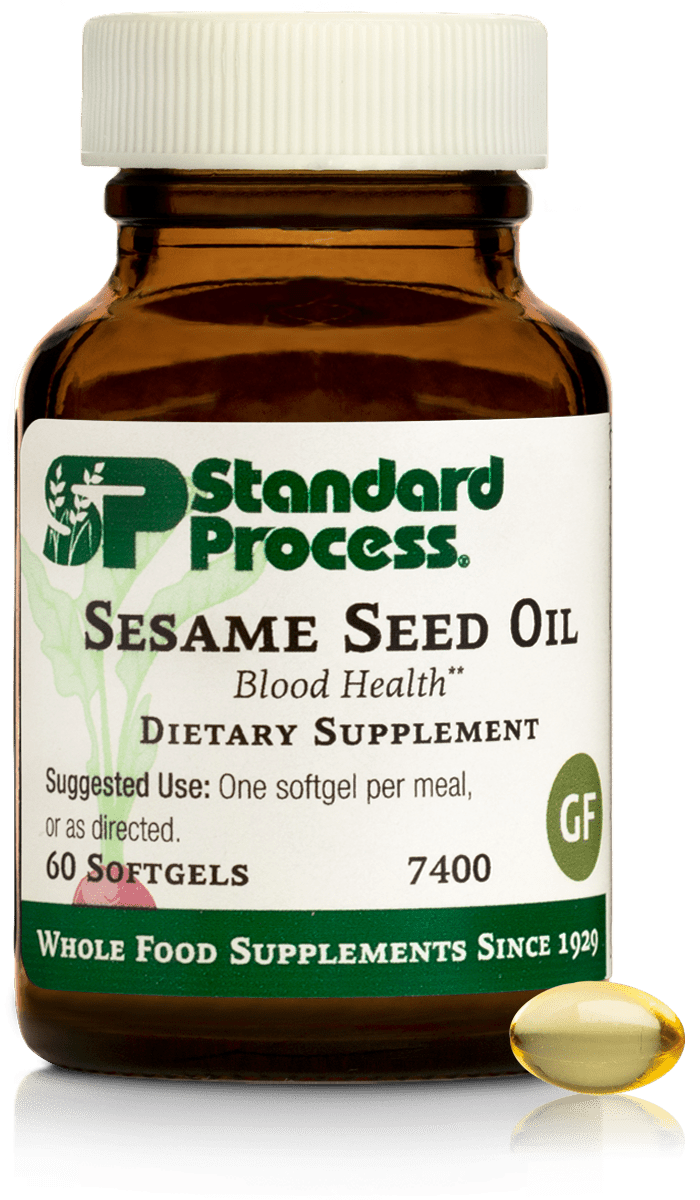 Sesame Seed Oil, 60 Softgels - Standard Process Inc