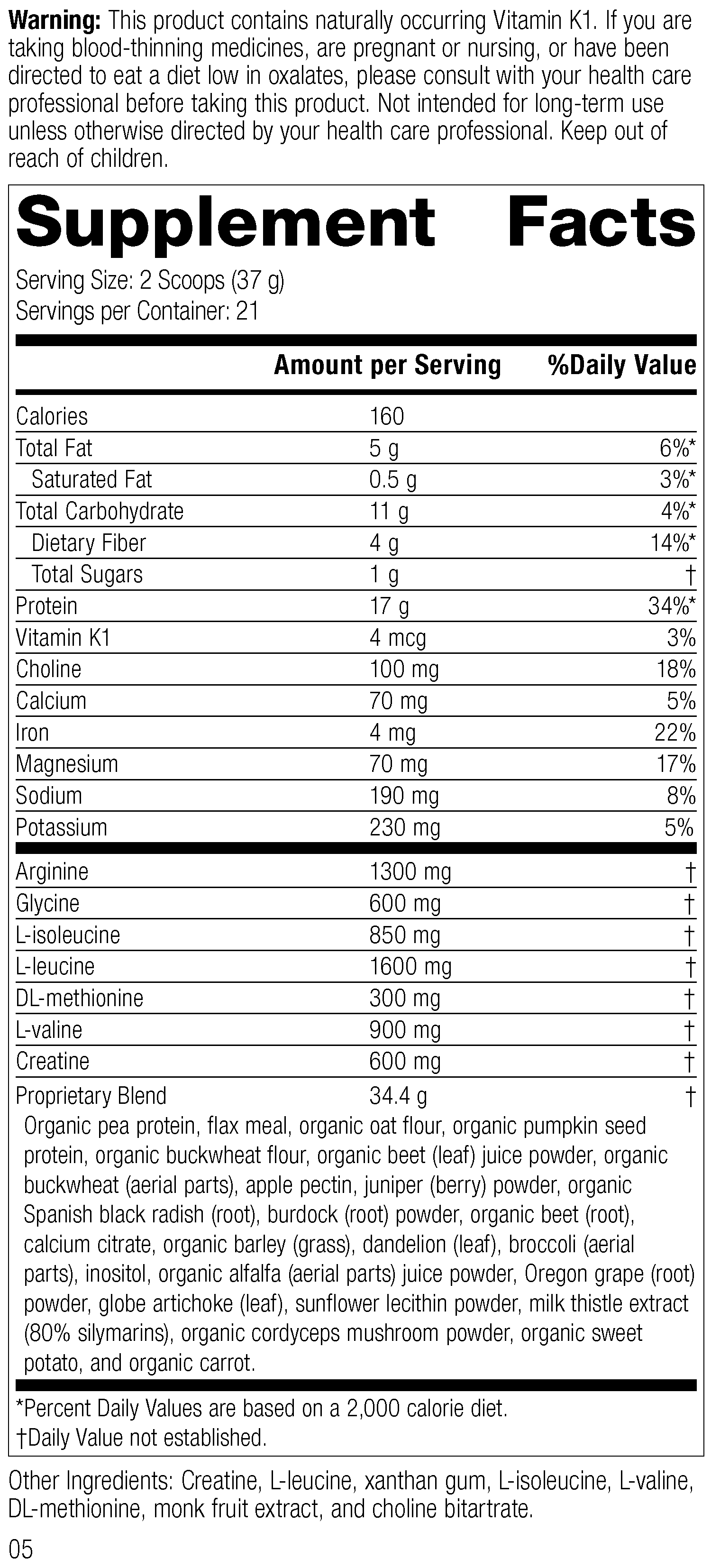 SP Detox Balance™ 1.7 lbs (777 g) - Standard Process Inc