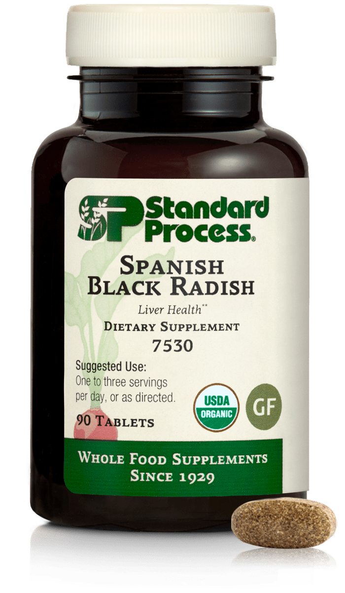 Spanish Black Radish, 90 Tablets - Standard Process Inc