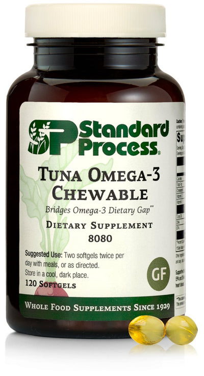 Tuna Omega-3 Chewable, 120 Softgels - Standard Process Inc