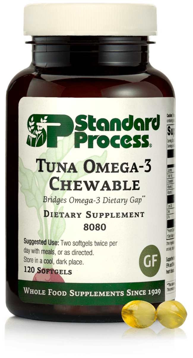 Tuna Omega - 3 Chewable, 120 Softgels - Standard Process Inc