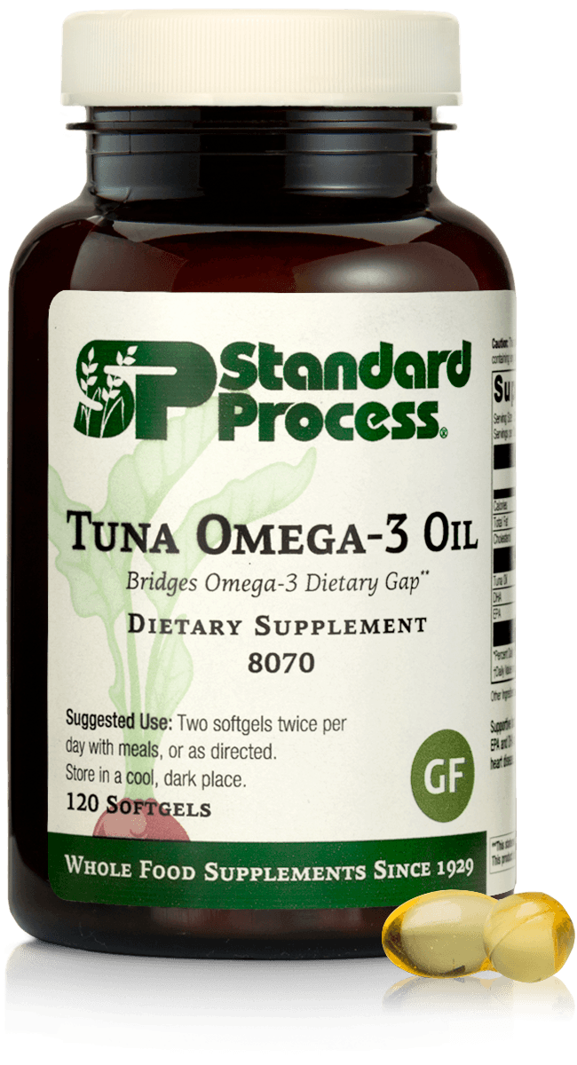 Tuna Omega - 3 Oil, 120 Softgels - Standard Process Inc