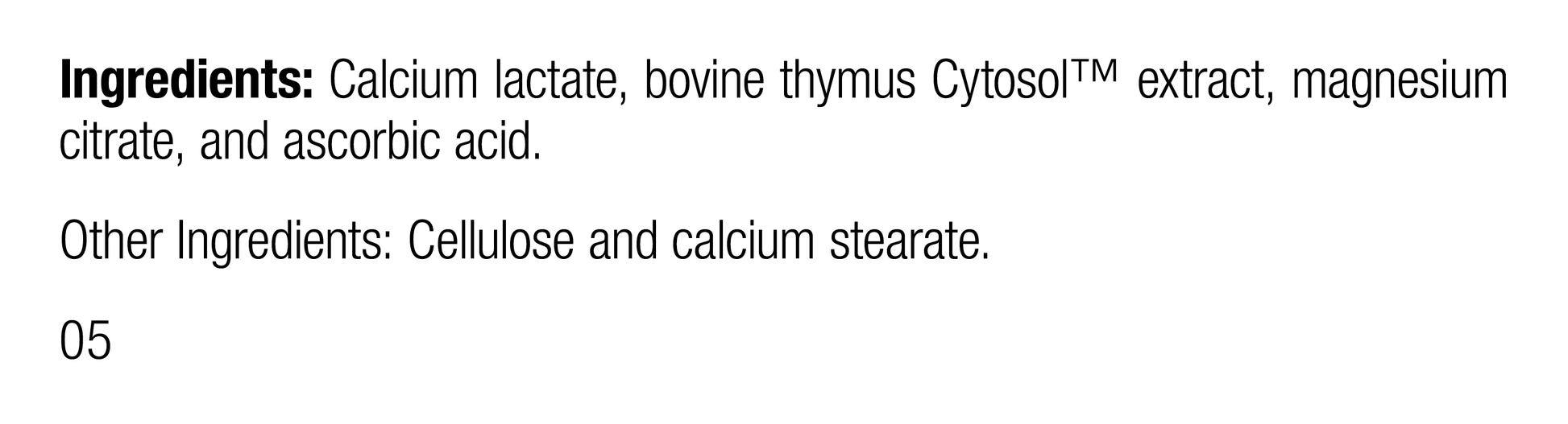 VF Thymex® For Pets, 90 Tablets - Standard Process Inc