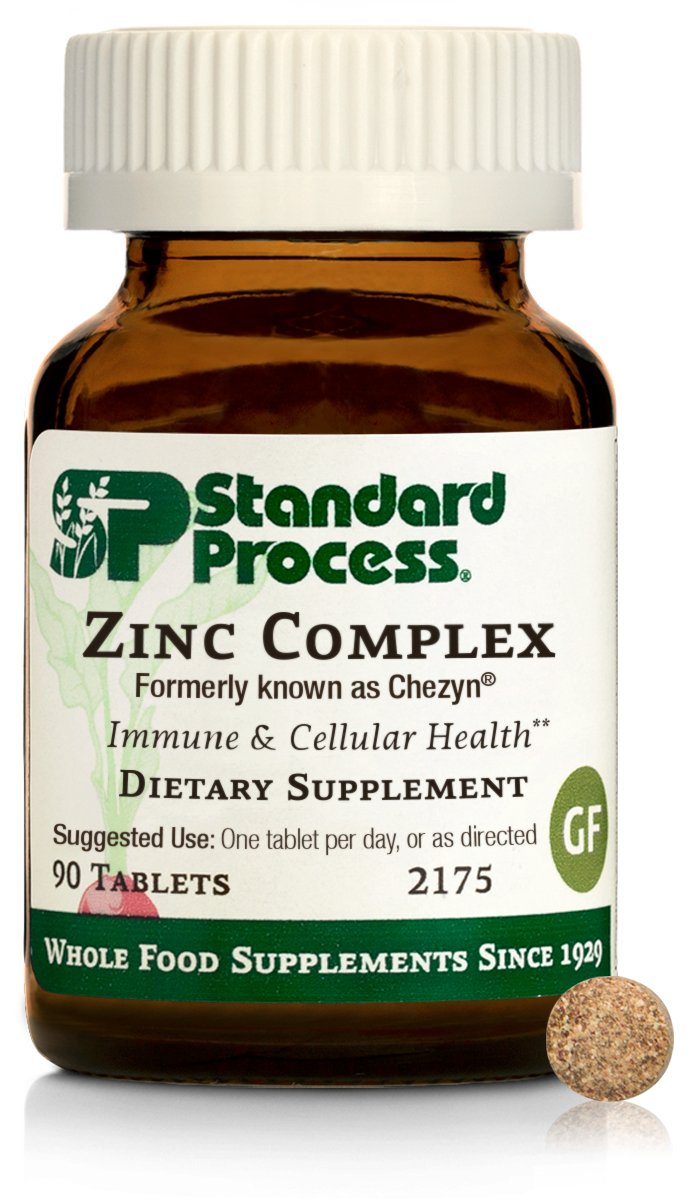 Zinc Complex, formerly known as Chezyn®, 90 Tablets - Standard Process Inc